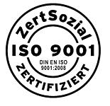 ZertSozial ISO 9001 zertifiziert
